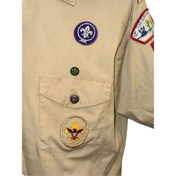 Boy Scouts of America Shirt With 1997 & 1999 Patches XL - Picture 6 of 9